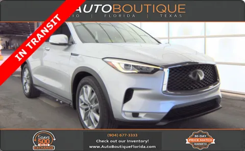 Silver 2021 INFINITI QX50 PURE for sale in Jacksonville, FL