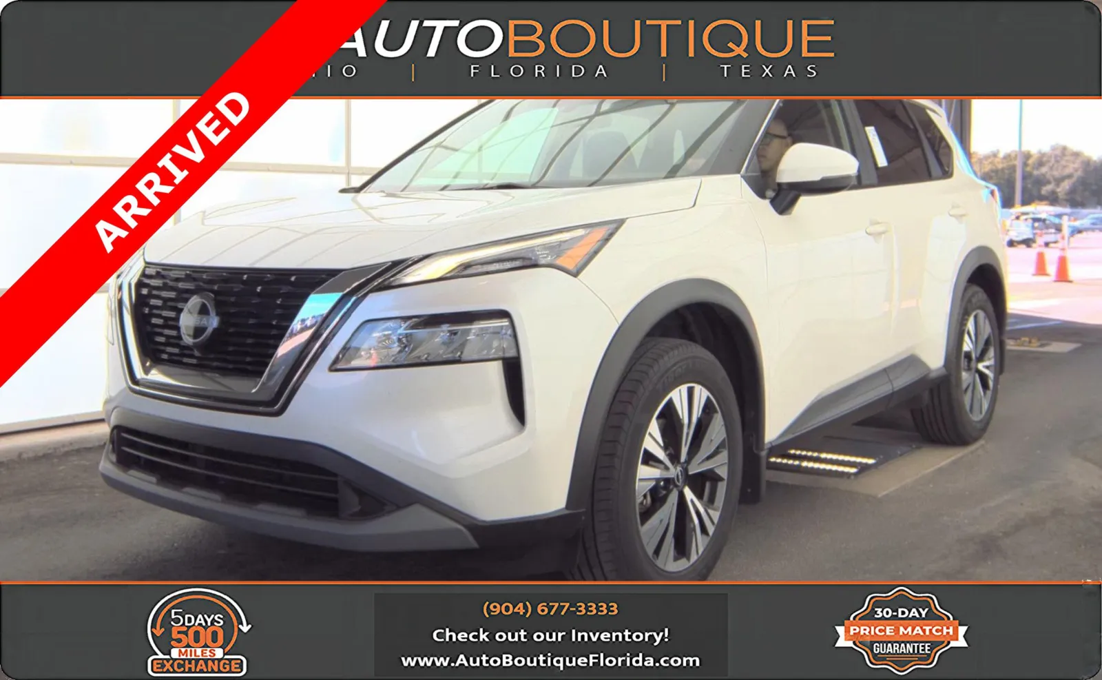 White 2023 Nissan Rogue SV for sale in Jacksonville, FL