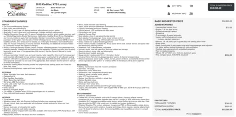 Photos of 2019 Cadillac XTS Luxury for sale in Jacksonville, FL at Auto Boutique Florida