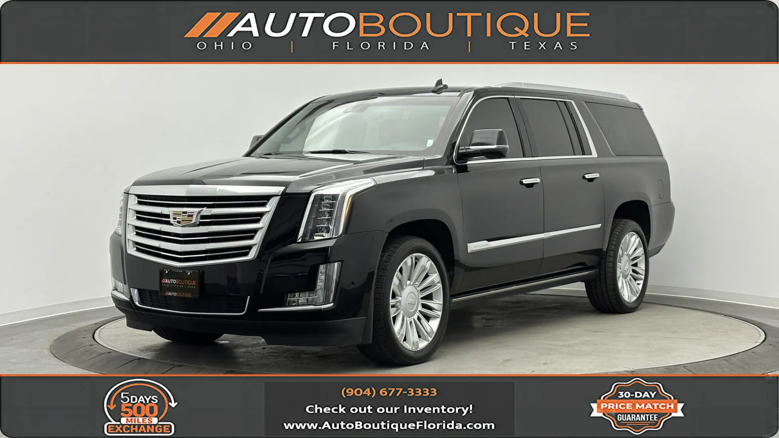 2017 Cadillac Escalade ESV Platinum for sale in Jacksonville, FL