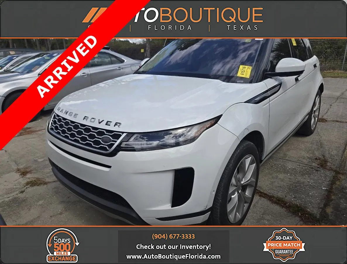 White 2020 Land Rover Range Rover Evoque SE for sale in Jacksonville, FL