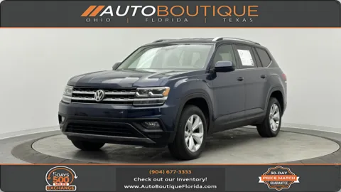 Blue 2018 Volkswagen Atlas 3.6L V6 SE for sale in Jacksonville, FL