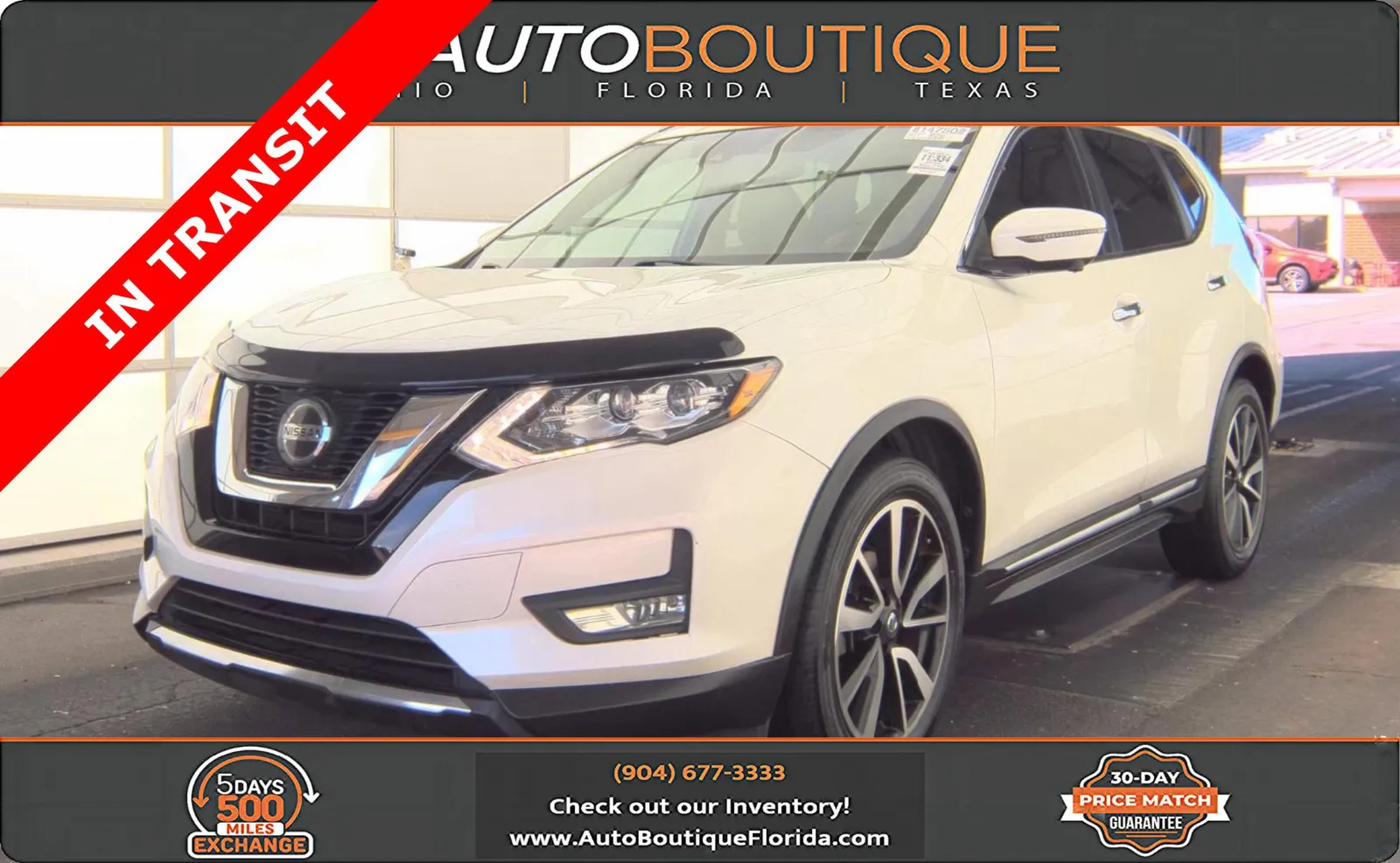 White 2019 Nissan Rogue SL for sale in Jacksonville, FL