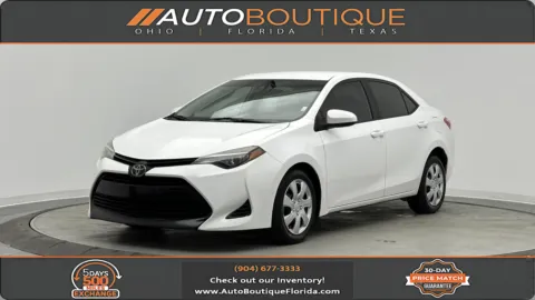 White 2019 Toyota Corolla LE for sale in Jacksonville, FL