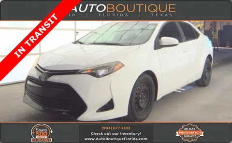 White 2019 Toyota Corolla LE for sale in Jacksonville, FL