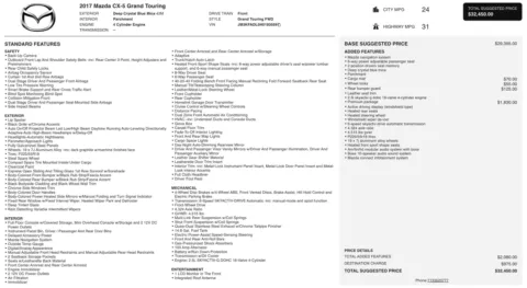 Photos of 2017 Mazda CX-5 Grand Touring for sale in Jacksonville, FL at Auto Boutique Florida