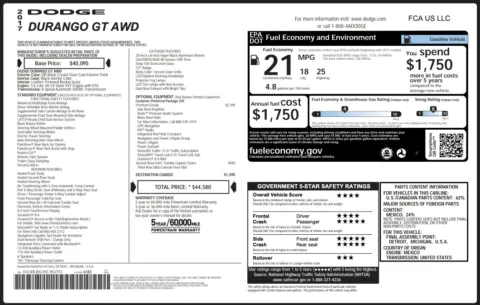 Photos of 2017 Dodge Durango GT for sale in Jacksonville, FL at Auto Boutique Florida