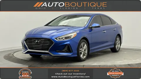 Blue 2018 Hyundai Sonata Limited for sale in Jacksonville, FL