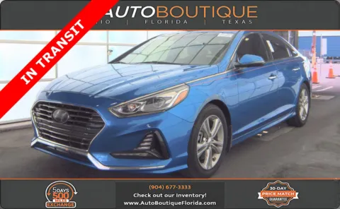 Blue 2018 Hyundai Sonata Limited for sale in Jacksonville, FL