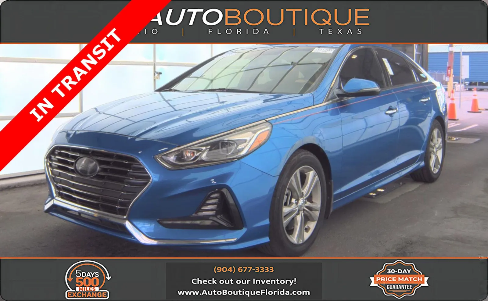 Blue 2018 Hyundai Sonata Limited for sale in Jacksonville, FL