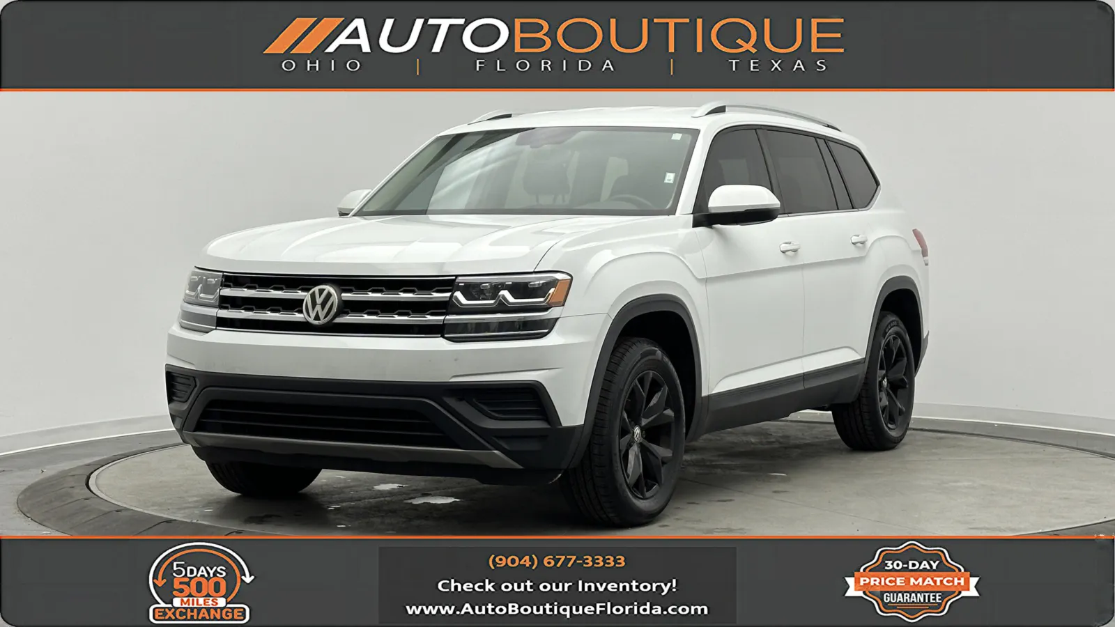 2019 Volkswagen Atlas 2.0T S for sale in Jacksonville, FL