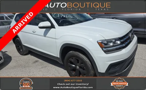 White 2019 Volkswagen Atlas 2.0T S for sale in Jacksonville, FL