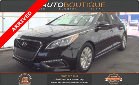 Black 2016 Hyundai Sonata Hybrid SE for sale in Jacksonville, FL