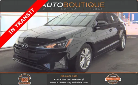 Black 2020 Hyundai Elantra SEL for sale in Jacksonville, FL