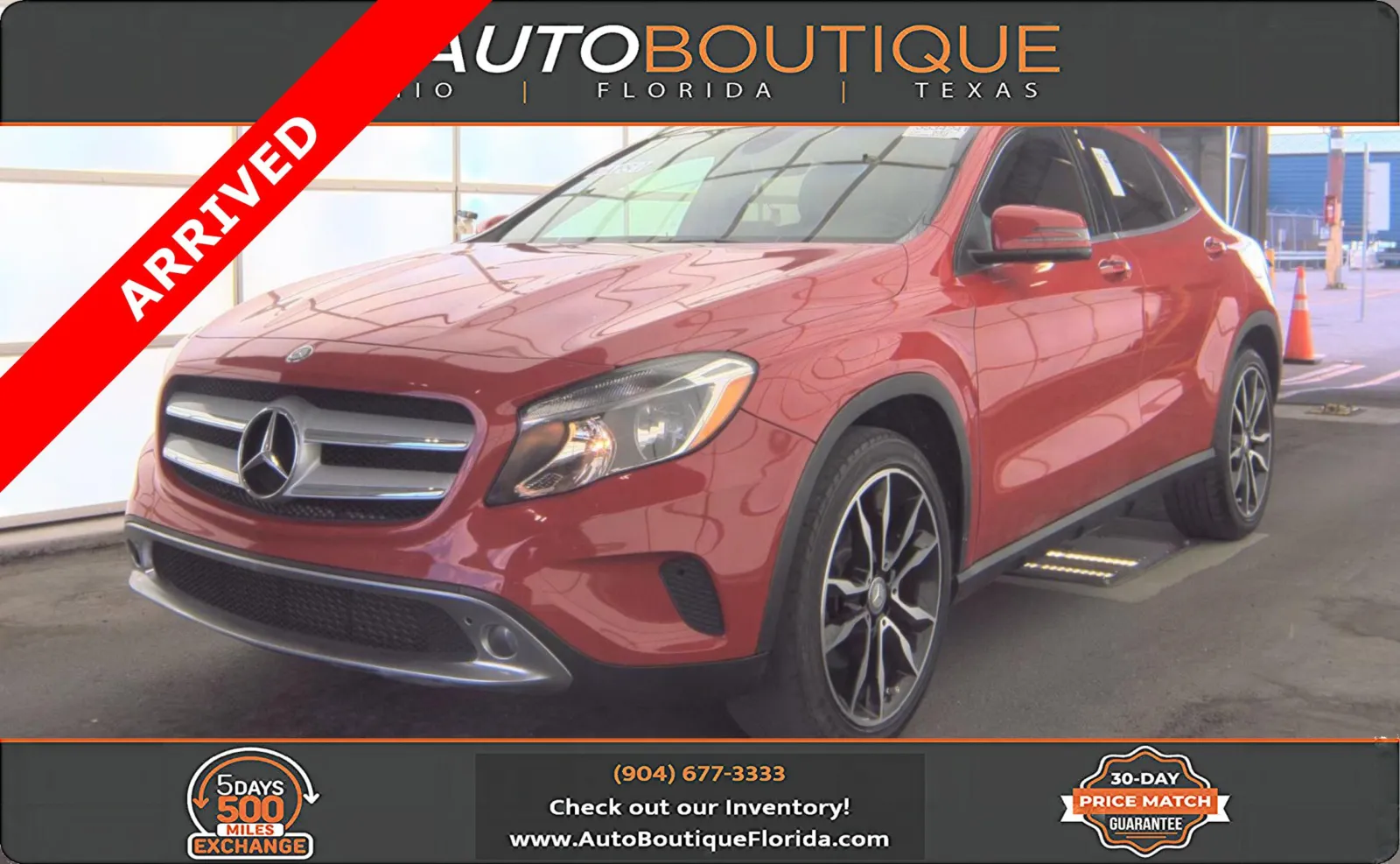 Red 2017 Mercedes-Benz GLA 250 for sale in Jacksonville, FL