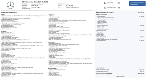 Photos of 2017 Mercedes-Benz GLA 250 for sale in Jacksonville, FL at Auto Boutique Florida