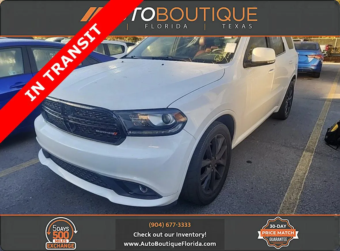 White 2017 Dodge Durango R/T for sale in Jacksonville, FL