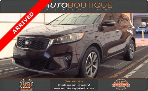 Red 2019 Kia Sorento EX V6 for sale in Jacksonville, FL