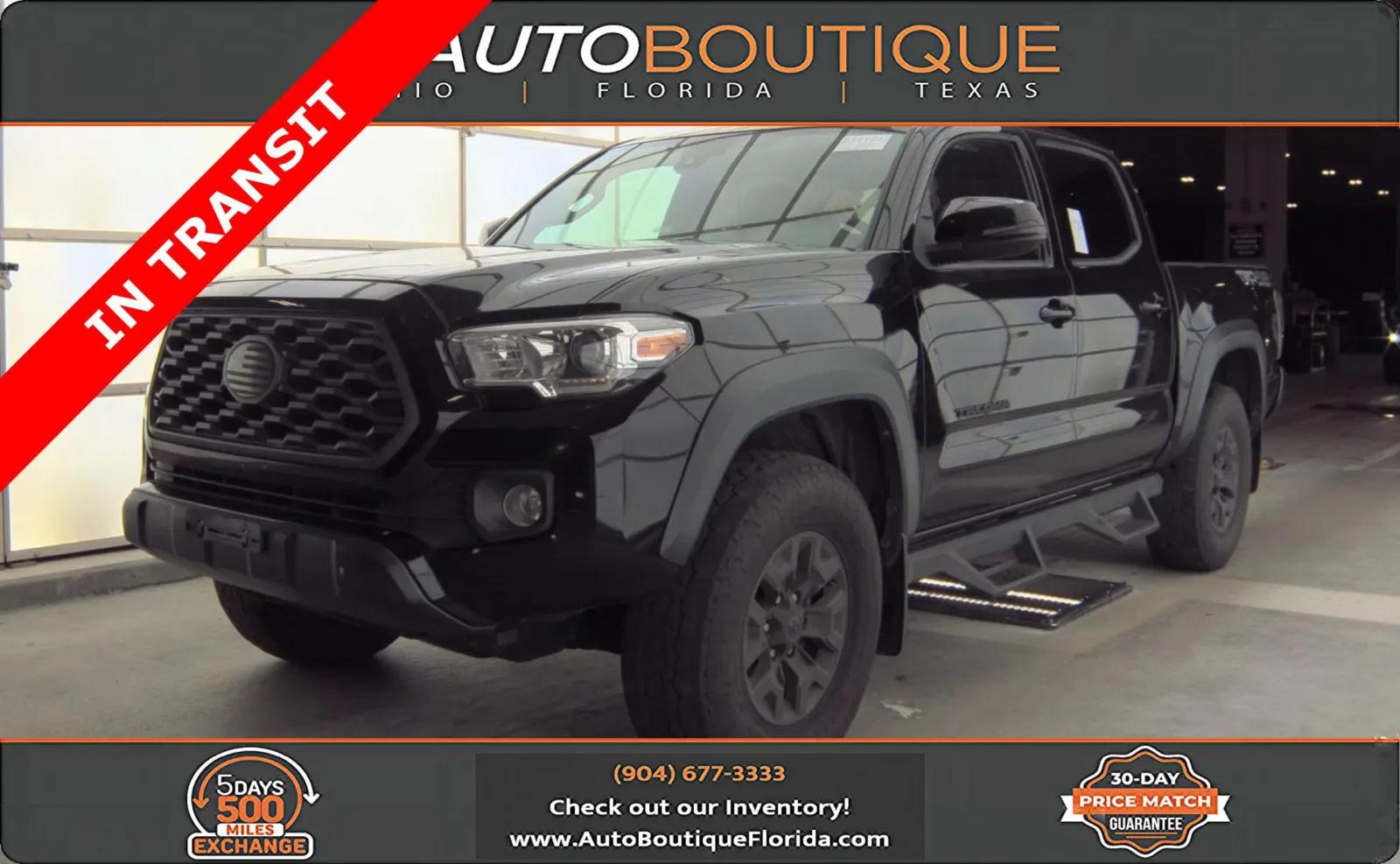 Black 2020 Toyota Tacoma TRD Off Road for sale in Jacksonville, FL