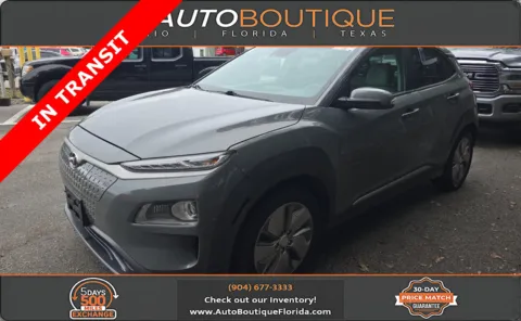 Gray 2021 Hyundai Kona Electric Limited for sale in Jacksonville, FL