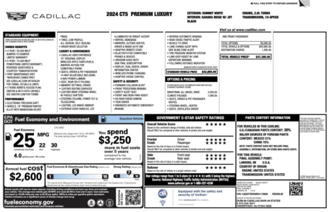 More photos of 2024 Cadillac CT5 Premium Luxury at Auto Boutique Florida, FL