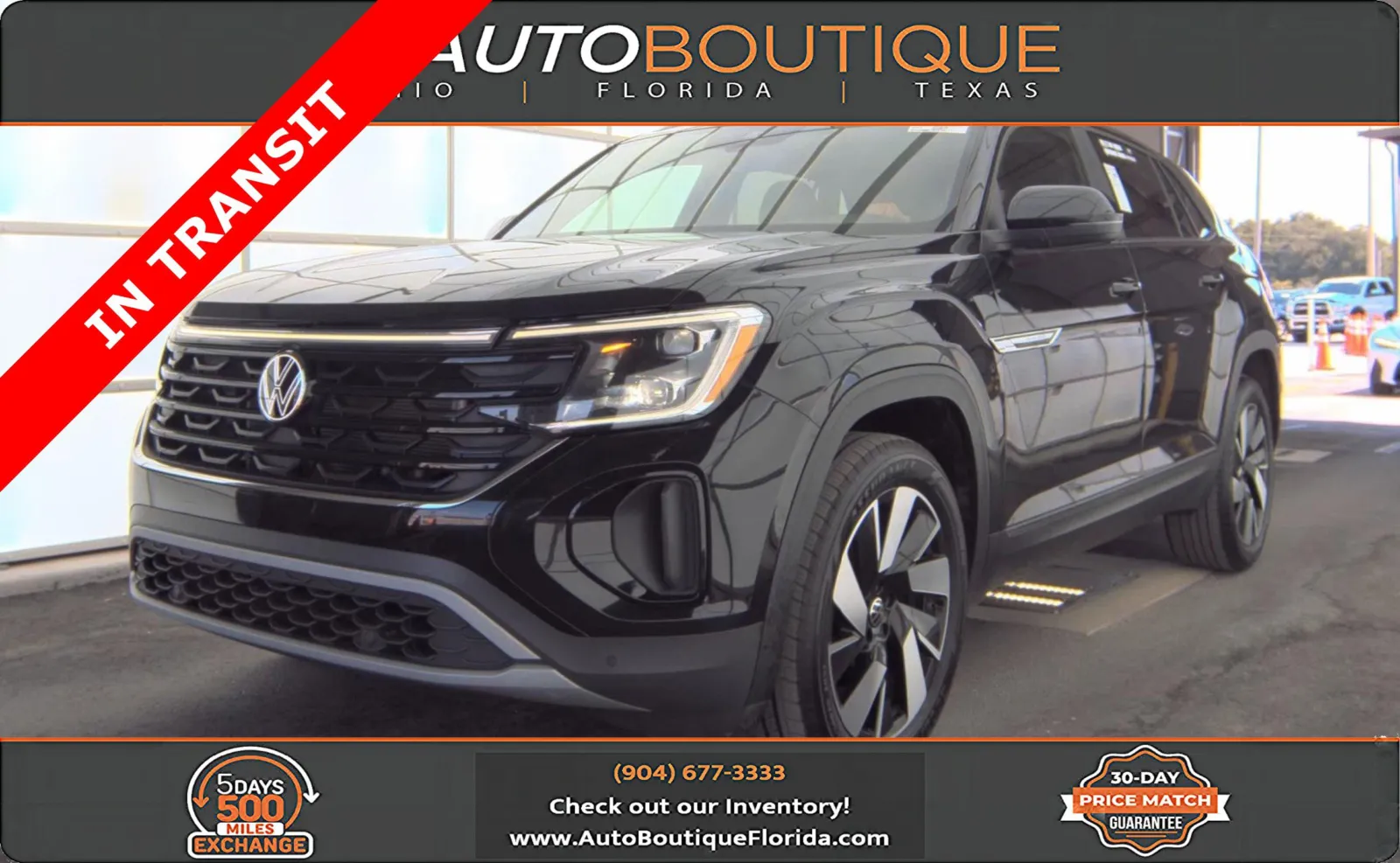 Black 2024 Volkswagen Atlas Cross Sport 2.0T SE w/Technology for sale in Jacksonville, FL