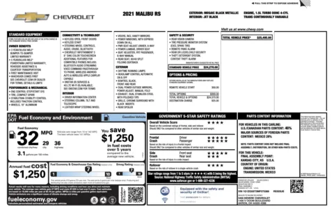 More photos of 2021 Chevrolet Malibu RS at Auto Boutique Florida, FL