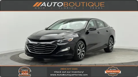 Black 2021 Chevrolet Malibu RS for sale in Jacksonville, FL