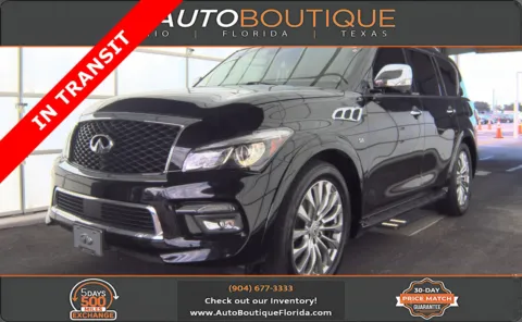 Black 2017 INFINITI QX80 for sale in Jacksonville, FL