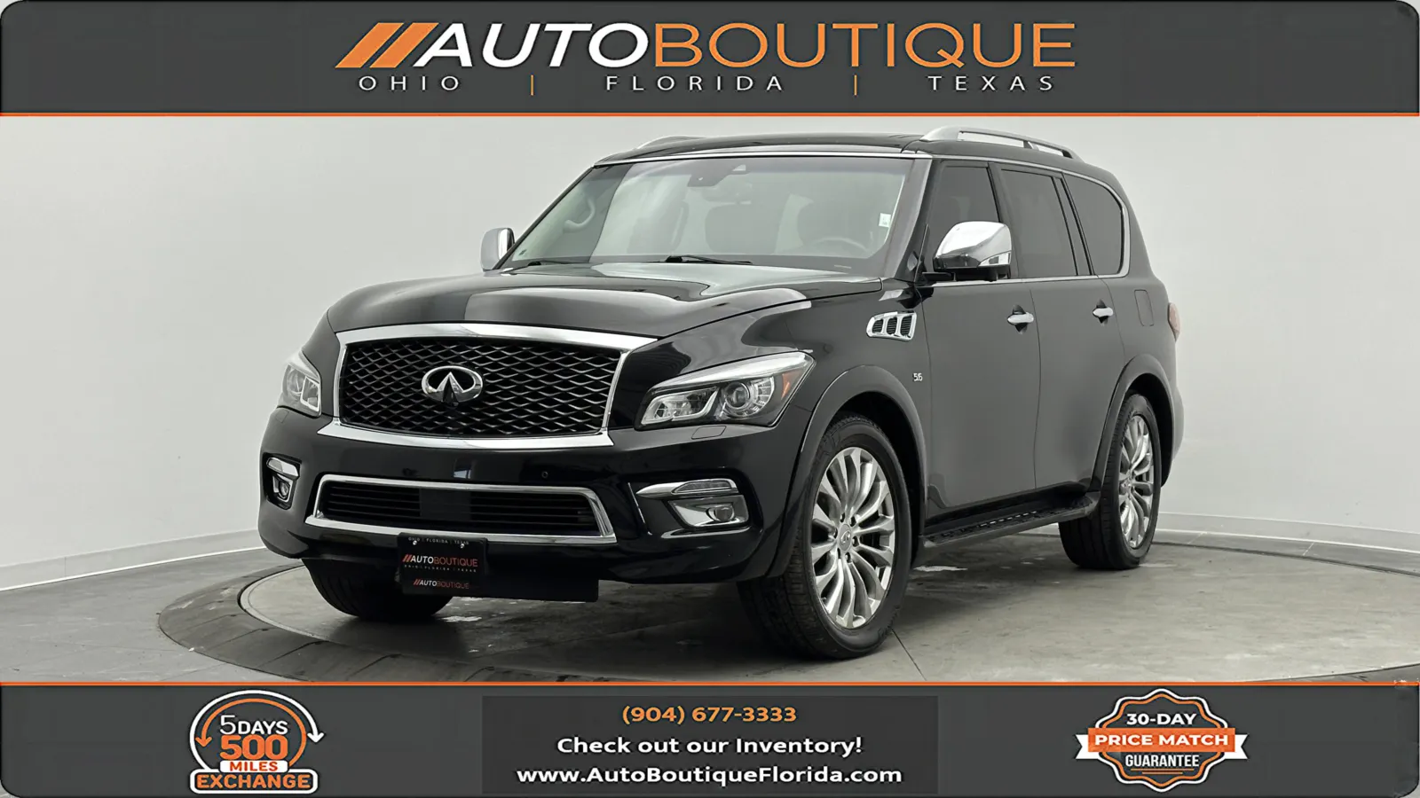 2017 INFINITI QX80 for sale in Jacksonville, FL