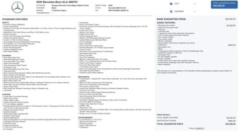 Photos of 2020 Mercedes-Benz GLA 250 for sale in Jacksonville, FL at Auto Boutique Florida