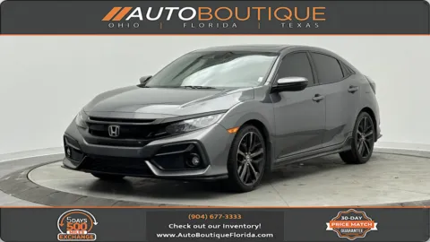 Gray 2021 Honda Civic Hatchback Sport Touring for sale in Jacksonville, FL
