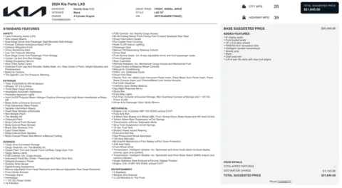 More photos of 2024 Kia Forte LXS at Auto Boutique Florida, FL