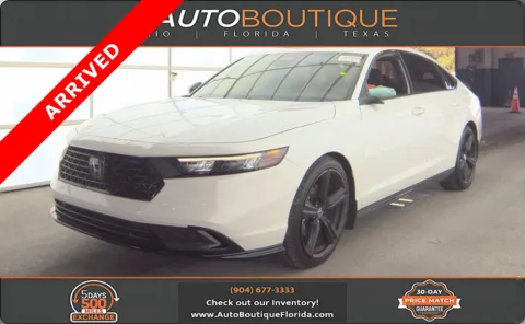 White 2023 Honda Accord Hybrid Sport-L for sale in Jacksonville, FL