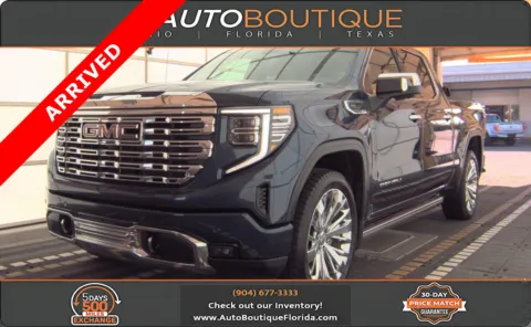 Blue 2022 GMC Sierra 1500 Denali for sale in Jacksonville, FL