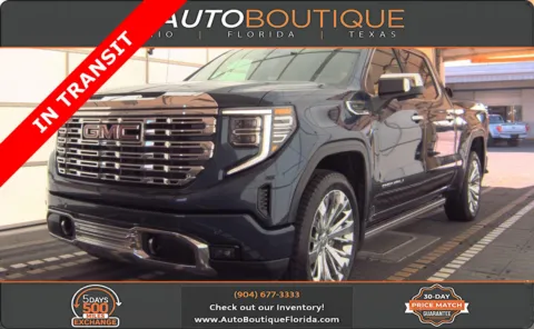 Blue 2022 GMC Sierra 1500 Denali for sale in Jacksonville, FL