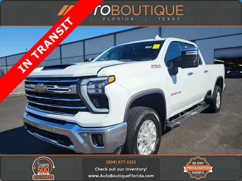 White 2024 Chevrolet Silverado 2500HD LTZ for sale in Jacksonville, FL