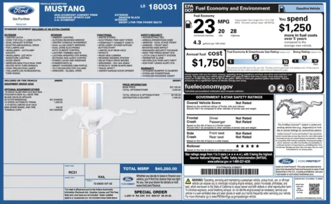More photos of 2020 Ford Mustang EcoBoost Premium at Auto Boutique Florida, FL