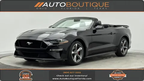 Black 2020 Ford Mustang EcoBoost Premium for sale in Jacksonville, FL
