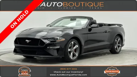 Black 2020 Ford Mustang EcoBoost Premium for sale in Jacksonville, FL