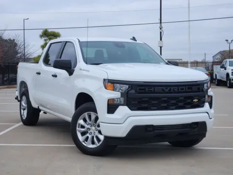 White 2026 Chevrolet Silverado 1500 Custom for sale in Broken Arrow, OK