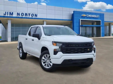 White 2026 Chevrolet Silverado 1500 Custom for sale in Broken Arrow, OK