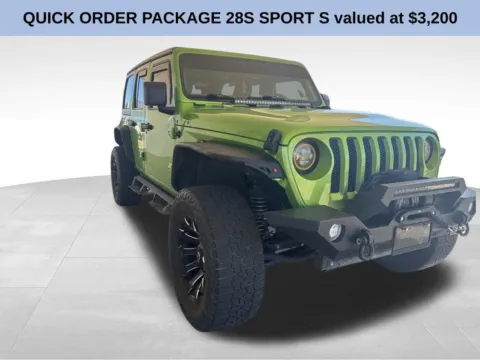 Green 2018 Jeep Wrangler Unlimited Sport S for sale in Broken Arrow, OK