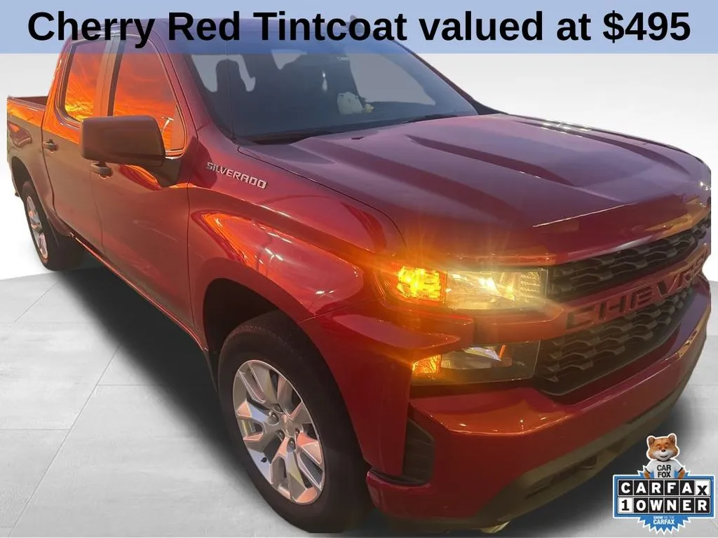 Red 2021 Chevrolet Silverado 1500 Custom for sale in Broken Arrow, OK