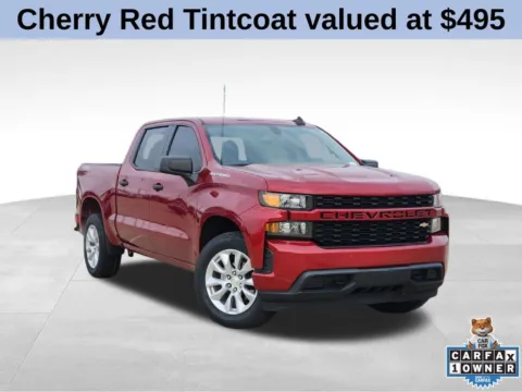 Red 2021 Chevrolet Silverado 1500 Custom for sale in Broken Arrow, OK
