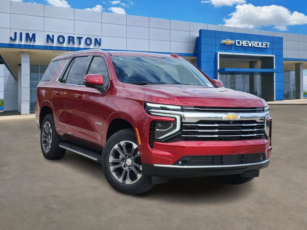 Red 2026 Chevrolet Tahoe LT for sale in Broken Arrow, OK