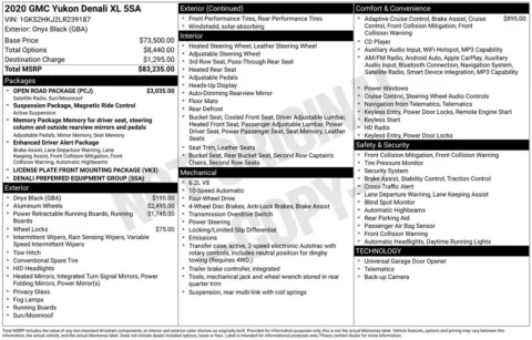 More photos of 2020 GMC Yukon XL Denali at Jim Norton Chevrolet, OK