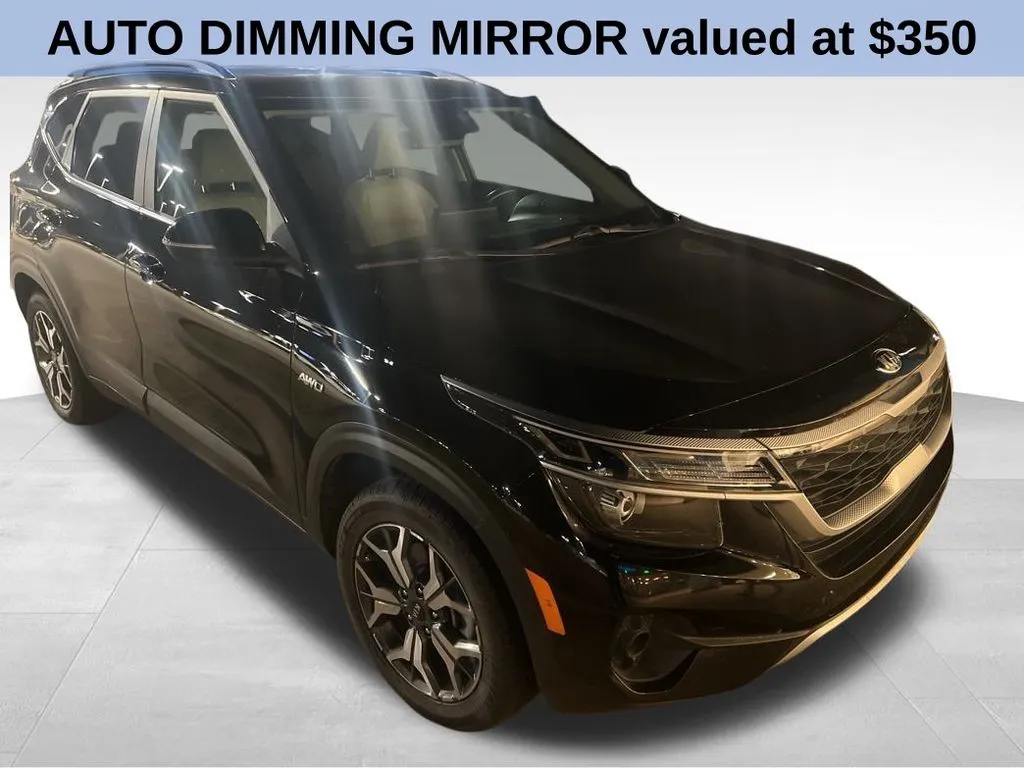 Black 2021 Kia Seltos EX for sale in Broken Arrow, OK