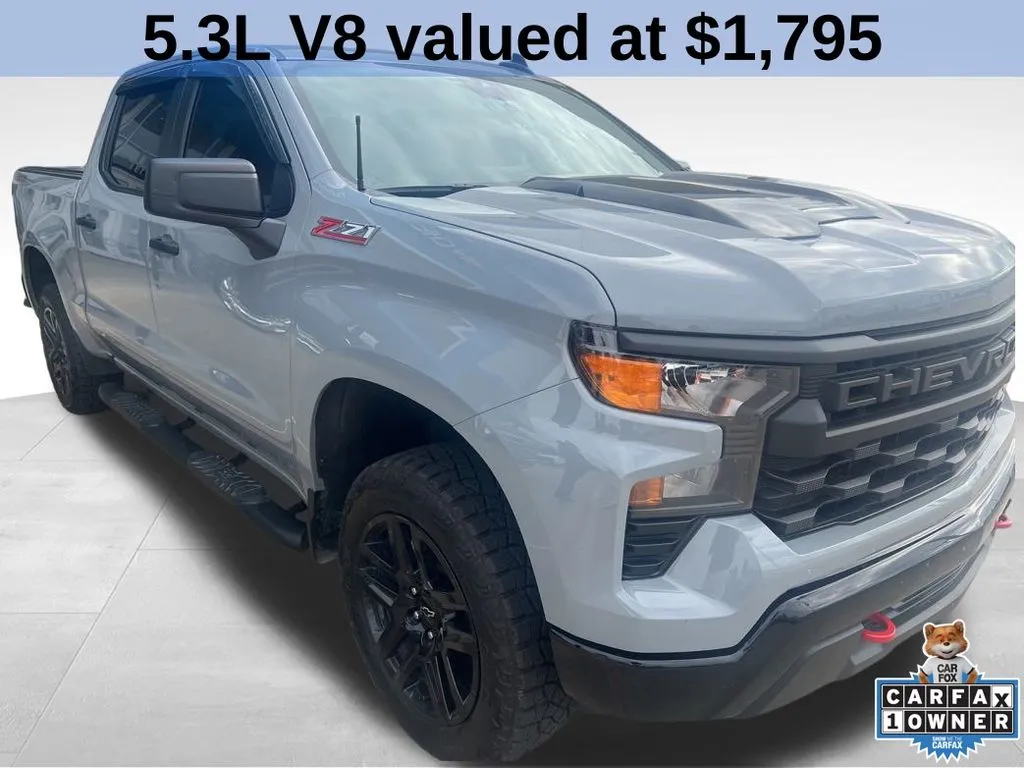 Gray 2025 Chevrolet Silverado 1500 Custom Trail Boss for sale in Broken Arrow, OK