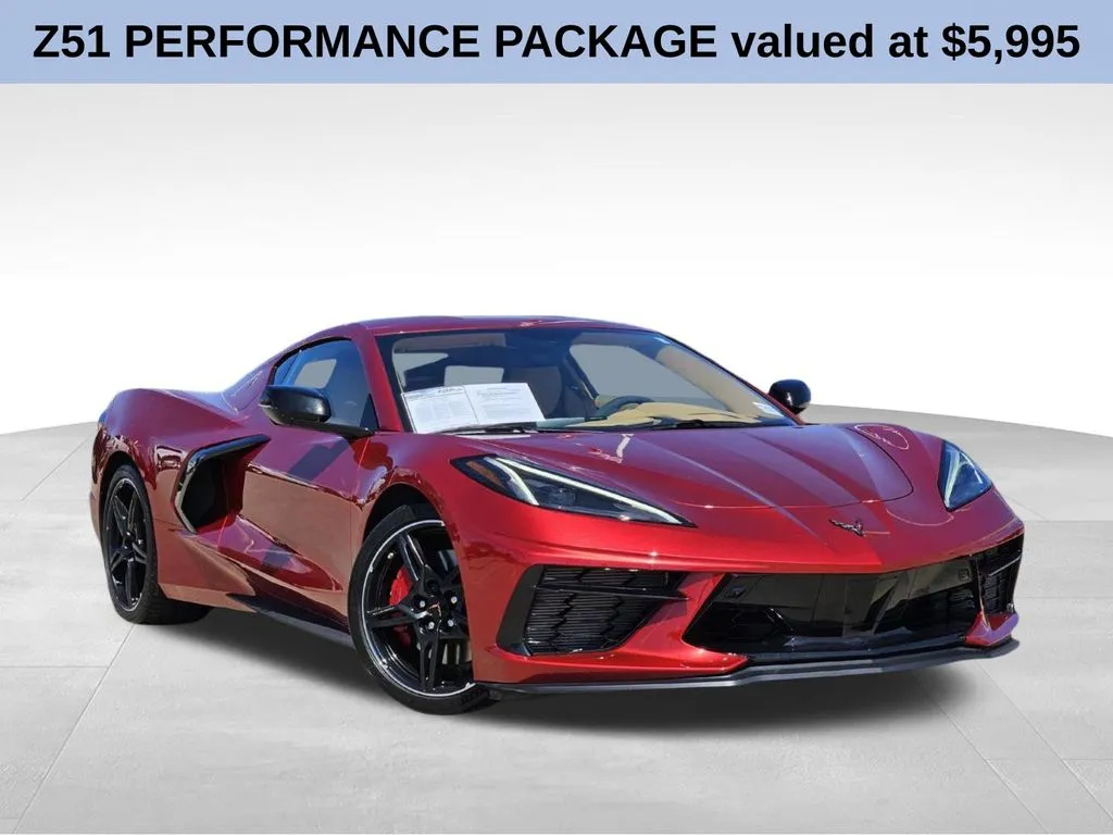 Red 2021 Chevrolet Corvette Stingray for sale in Broken Arrow, OK